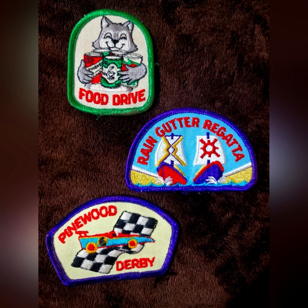 Vintage boy scout patches